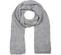 styleBREAKER Sciarpa XL donna in maglia a coste e grana di riso,Grigio chia