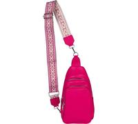 styleBREAKER Zaino monospalla da donna, tracolla a motivi geometrici, borsa a tracolla unicolore, zaino da città, borsa a tracolla 02012400, colore:Rosato