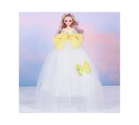 (StyleC) Bambola giocattolo alla moda splendidamente progettata, farfalla nuziale Barbie per ragazze bambola