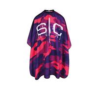 STYLECRAFT Mantella Parrucchiere | Mantella Barbiere Taglio Capelli| Multicolore | Chiusura Regolabile | Antistatica e Resistente all’Acqua| Poliestere 100% | Asciugatura Rapida | 146x 140 cm