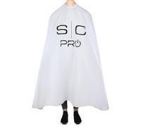Stylecraft Mantella professionale da barbiere resistente all'acqua, taglia unica, colore bianco