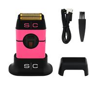 STYLECRAFT Rasoio Elettrico Barba e Capelli Instinct Metal by Gamma Più, Rasoio Barba Elettrico Senza Fili, Autonomia 150 Min, Ricarica Cavo USB Tipo C, Lamina Ipoallergenica, Corpo in Metallo (Rosa)