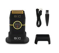STYLECRAFT Rasoio Elettrico Barba e Capelli Instinct Metal by Gamma Più, Rasoio Barba Elettrico Senza Fili, Autonomia 150 Min, Ricarica Cavo USB Tipo C, Lamina Ipoallergenica, Corpo in Metallo (Nero)