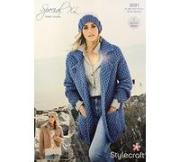 Stylecraft Speciale XL Super Chunky Pattern Giacche 9591-2 Easy Knit Designs