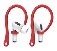 StyleDesign, EarHooks - Compatibile con Apple AirPods Pro & AirPods 2, 1 orecchino - perfetto per sport e attività all'aria aperta, rosso