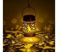 Styleonme Decor Mobile Outdoor Solar Dogs Lights, Regali per donne, amanti dei cani, immagine da appendere luci per cani, decorazione da giardino per corridoio