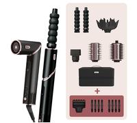 Styler e Asciugacapelli Shark FlexStyle Set 5-in-1 Nero con Accessorio per il Finish Anti-crespo e mollette HD446EUB2