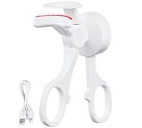Styler elettrico ricaricabile USB per ciglia, piegaciglia riscaldato, piegaciglia intelligente a forma di C, controllo della temperatura a 3 livelli, design portatile, esperienza personalizzata di