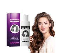 Styler per Ricci Crema per la Definizione dei Ricci, Mousse Modellante Capelli Ricci Volumizing Hair Styling Mousse Crema per i Ricci Idratazione Profonda e Capelli Più Lucidi e Lisci