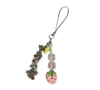 Styles Retro Lovely Star Button Botton Botthchain Anime Inspirato In Lega Cindant Pendant Lanyard Accessory For Women Girls Gift Phone Nange