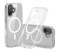 Nevox StyleShell ShockFlex MagSafe - Custodia trasparente per Apple iPhone 17, antiurto, trasparente