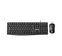 Styletech Pacchetto tastiera e mouse cablati MK100