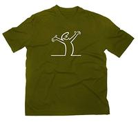 Styletex23 #1 - Maglietta T-Shirt La Linea Lui, Verde, L