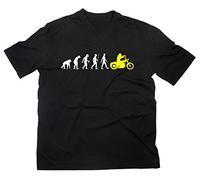 Styletex23 Chopper Evolution of Man T-Shirt, Nero , XXL