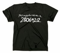 STYLETEX23 Donnie Darko They Made Me Do It T-Shirt, Nero, XL