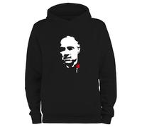 Styletex23 Felpa Con Cappuccio Uomo #1 Don Vito Corleone Il Padrino