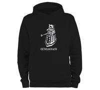 Styletex23 Felpa Con Cappuccio Uomo Dalek EXTERMINATE, Doctor Who
