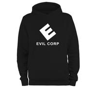 Styletex23 Felpa Con Cappuccio Uomo Evil Corp Logo, Mr Robot