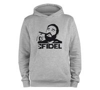 Styletex23 Felpa Con Cappuccio Uomo Fidel CASTRO CUBA