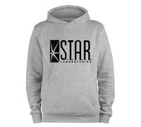 Styletex23 Felpa Con Cappuccio Uomo Star Laboratories Labs Logo, The Flash