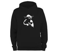 Styletex23 Felpa con Cappuccio Uomo Yoda Star Wars Jedi