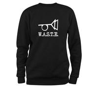 Styletex23 Felpa Uomo Waste Thomas Pynchon, W.A.S.T.E. Logo Segno