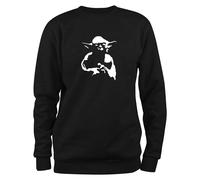 Styletex23 Felpa Uomo Yoda STAR WARS Jedi