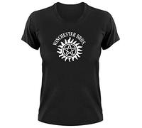 STYLETEX23 Maglietta T-Shirt #2 Winchester Bros, da Donna, Nero., S