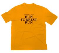 Styletex23 Run Forrest Run - Maglietta Greenbow Alabama Gump, giallo., L