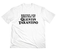 Styletex23 Scritto e Diretto da Quentin Tarantino T-Shirt, bianco, XXL