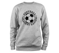 Styletex23 Sweatshirt Uomo Calcio Contro Il Razzismo