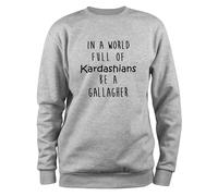 Styletex23 Sweatshirt Uomo In Un Mondo Pieno Di Kardashians, Shameless Gallagher