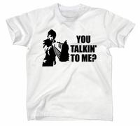 Styletex23 Taxi Driver Robert De Niro T-Shirt, bianco, M