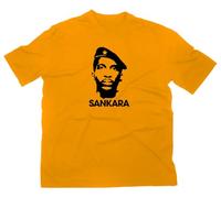 Styletex23 Thomas Sankara African Che T-Shirt Burkina Faso Obervolta, giallo., S