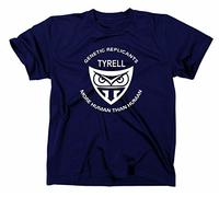 Styletex23 Tyrell Genetic Replicant Blade Runner - Maglietta con logo blu navy L