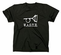 Styletex23 Waste T-Shirt Thomas Pynchon, W.A.S.T.E. Nero M