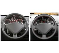 Styling di accessori per auto Copertura Del Volante Dell'automobile Per Peugeot 207 2006-2014 Per Partner 2009-2018 Per Expert 2008-2016 Per Fiat Scudo 2010-2016(7-Red Blue)