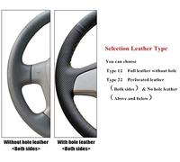 Styling di accessori per auto Coprivolante Per Auto In Pelle Artificiale Nera Fai-da-te Per Mercedes Per B&enz W164 Classe M ML350 ML500 X164 Classe GL GL4(7-Red Blue)