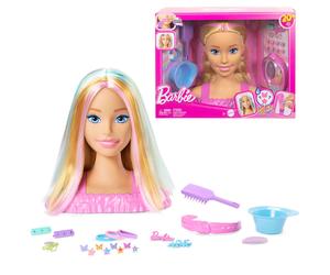 STYLING HEAD DELUXE CAPELLI BIONDI CON OLTRE 20 ACCESSORI - TESTA STYLING BIONDA