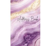 Stylish Address Book with Phone and Password Sections with Alphabetical Tabs: Large Print Password Book, A5, Floral Design