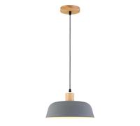 Stylish Bohemian Ceiling Chandelier, Elegant Creative Pendant Lights, Fashion with Wood Hanging Lamp, Minimalist Nordic Lighting Fixture for Restaurant, Dining Room, Bedroom, Kitchen, Bar(Agray