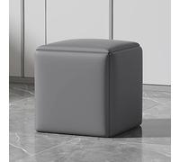Stylish Faux Leather Ottoman Stools 5 in 1 Cube Chair with Swivel Casters for Living & Dining Room Multi Purpose Foot Stool & Bench