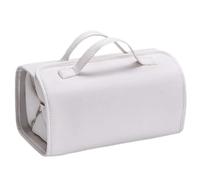 Stylish Makeup Bag, ampia capacità da viaggio toilette Organizer Pouch, 9,45 x 5,51 x 4,72 pollici Multi Functional Cosmetic Storage for Brushes, Lipstick, Beauty and Necessity, bianco, Se référer au