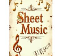 Stylish Sheet Music Journal for Daily Musical Inspiration