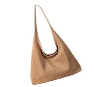 Stylish Slouchy Retro Underarm Bag Spacious Suedes Purse Perfect For Work School And Casual Occasion Soft Suedes Women's Purse