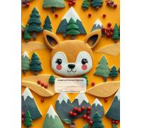 Stylish Wide Ruled Notebook Cute little fox: Perfect for school, college, work, journaling, or daily use.