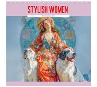 Stylish Women Art Nouveau Era (Wall Calendar 2026 12" x 24" / 30 x 60 cm (open)) CALVENDO 12 Month Wall Calendar