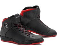 Stylmartin Double scarpe da moto impermeabili, nero-rosso, taglia 40