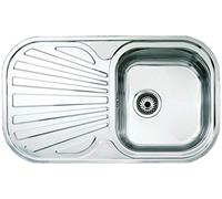 STYLO 1C 1E REV Fregadero inox cubeta y escurridor, 170mm, Mueble 45