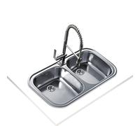 Teka - Stylo 2C Lavello montato su piano Rettangolare Acciaio inox - SPEDIZIONE GRATUITA
